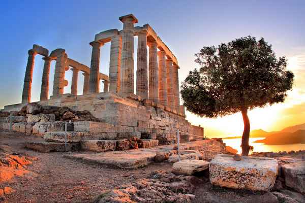 Храм посейдона в афинах